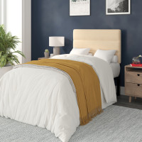 Flash Furniture TW-3WLHB21-W-T-GG Paxton Twin Channel Stitched Fabric Upholstered Headboard, Adjustable Height from  44.5